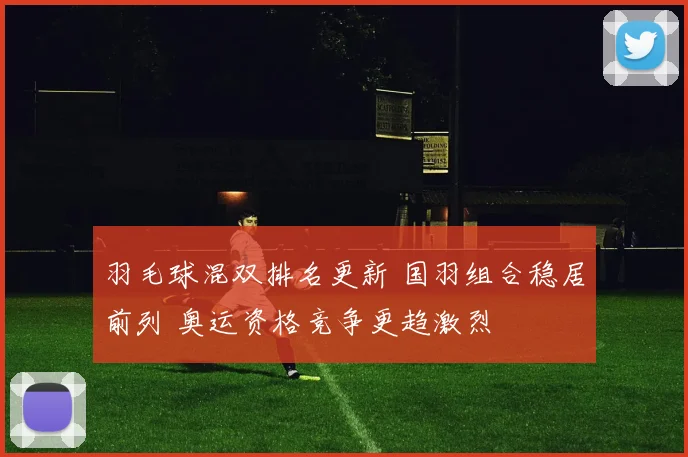 羽毛球混双排名更新 国羽组合稳居前列 奥运资格竞争更趋激烈