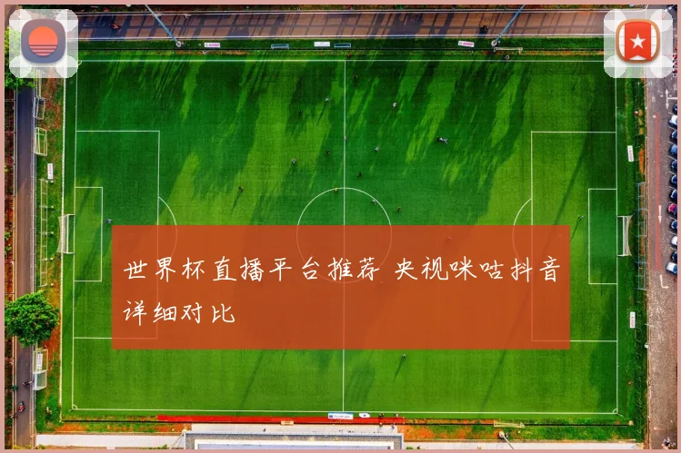 世界杯直播平台推荐 央视咪咕抖音详细对比