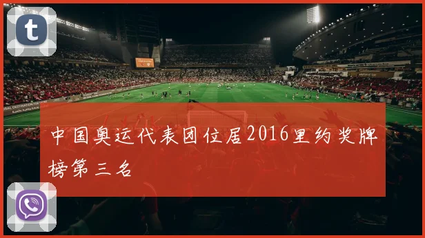 中国奥运代表团位居2016里约奖牌榜第三名